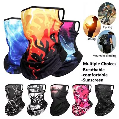 Face Rave Cover Balaclava Headband Neck Gaiter Bandana Cooling Face Scarf • $15.31