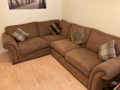 £800 • Buy Corner  Sofa With Arm Chair And Foot Stool RRP £2800 Pristine Condition.
