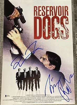 TIM ROTH QUENTIN TARANTINO SIGNED AUTOGRAPH 12x18 RESERVOIR DOGS POSTER PHOTO B • $1000