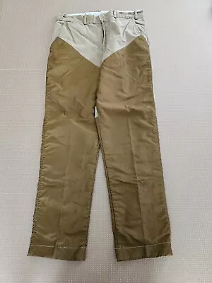 Duxbak Brush Briar Pants Khaki Brown Hunting Outdoor Vintage 90s Size 34x32 • $13