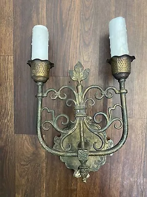 Spanish Revival Single Wall Sconce • $450