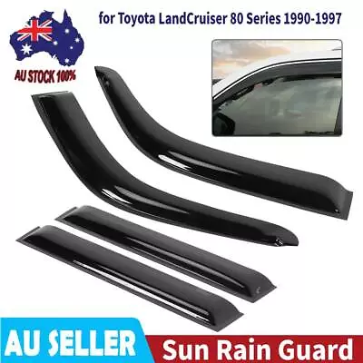 Premium Weathershields Weather Shields For Toyota LandCruiser 80 Series 90-97 • $39.98