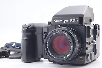 [N MINT] Mamiya M645 Super AE Camera C 80mm F2.8 N Lens 120 Film Back From JAPAN • $659.99