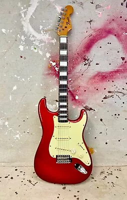 1963 Fender Stratocaster Red Refin & Modified Vintage 1960's (One Of A Kind) • $6850