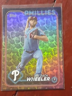 2024 Topps Zach Wheeler Easter Egg Foil Sp Philadelphia Phillies  • $3.99