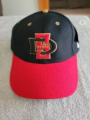 San Diego State Aztecs The Game  Baseball Cap Hat Black Red Size 6 3/4 • $10