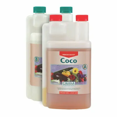 Canna A+B Coco 1 Litre Veg And Flower Plant Food Base Nutrients Hydroponics UK • £18.10