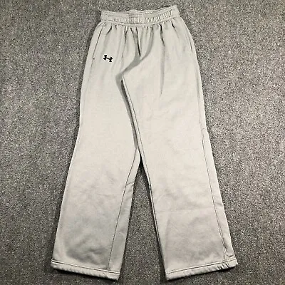 Under Armour Sweatpants Mens S Small Gray Pants Active Gym Workout Coldgear • $11.37