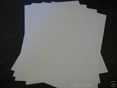 £0.99 • Buy White Paper Inserts Suitable For 7x7 Card Blanks (170x340mm) 120 Gsm Free P&p UK