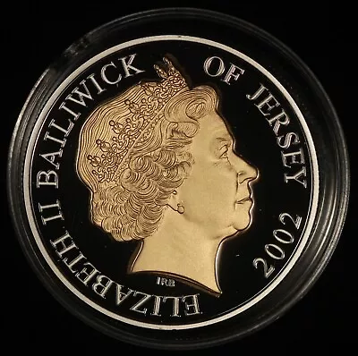 2002 Five Pounds - U.K. - Golden Jubilee Bailiwick Of Jersey        TQRAW1793/BN • $21.99