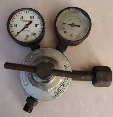 Vintage Marquette Welding Oxygen Pressure Regulator GW-6-3-10 Gauges Not Tested • $15