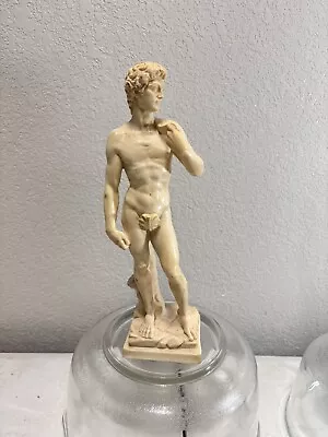 David A Santini Art Statue Figure Fig Leaf 11  Tall Signed Repaired • $25