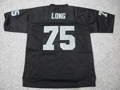 HOWIE LONG Unsigned Custom Black LA/Oakland Sewn New Football Jersey Sizes S-3XL • $38.05
