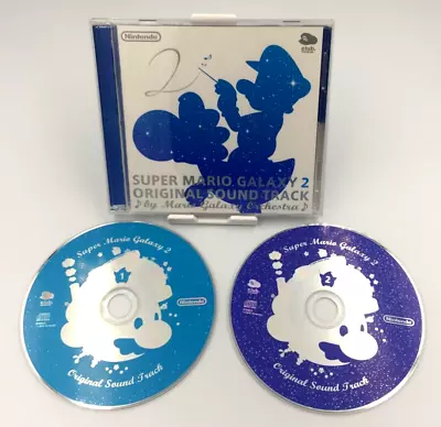 Club Nintendo Super Mario Galaxy 2 Original Soundtrack CD 2 Disc Set Rare • $70