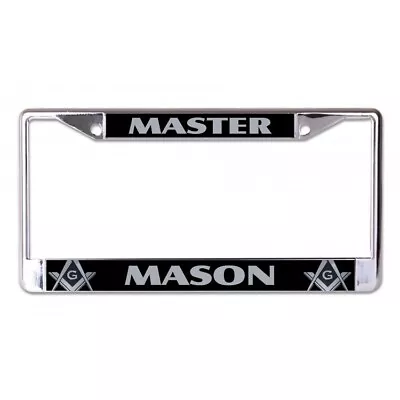 Master Mason Chrome License Plate Frame • $21.49