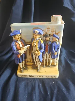 Vintage Haas Brothers 1975 US Continental Navy Whiskey Decanter. Colors Vibrant! • $30