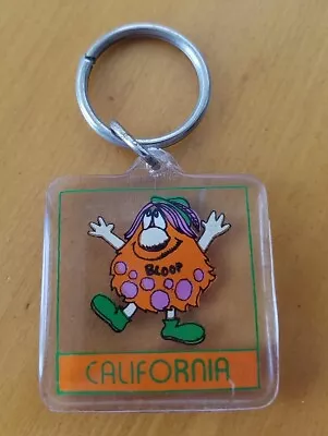 Vintage Magic Mountain Bloop Troll Six Flags Theme Park Cali Souvenir Keychain • $15