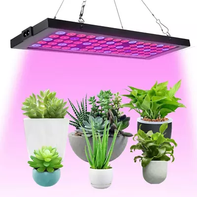 LED Grow Lights For Indoor Plants Full Spectrum Panel Plant Light 100W LED Grow  • $44.12