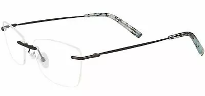 Naturally Rimless Eyeglasses Frame 553073375 Rimless Metal Temple Size 54-17-145 • $29.99