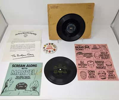 Merry Marvel Marching Society Fan Club 1967 MMMS Scream Along And Voice Records • $300