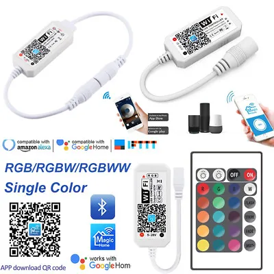 Magic Home LED Wifi Controller RGB RGBW RGBWW 5V-24V WiFi Led Controller For Led • $16.77