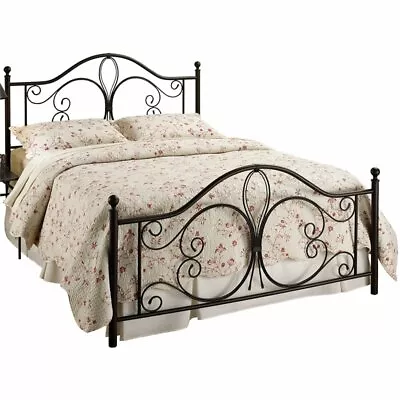 Hillsdale Milwaukee Traditional Queen Metal Bed In Antique Brown • $383.99