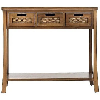 Cartagena Console Table Brown - Safavieh • $160.99