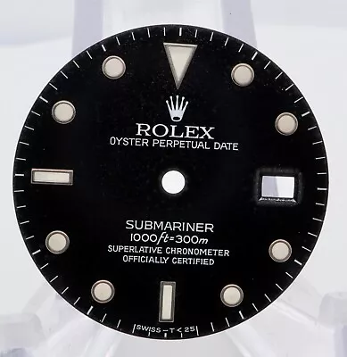 Vintage Rolex Submariner Tritium 16800 16610 Egg Shell Patina Dial #377 • $959.94