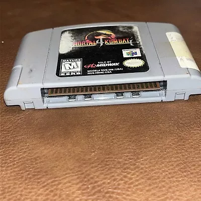 Mortal Kombat 4 (Nintendo 64 1998) Used Cartridge Only • $24.99