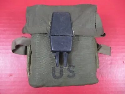 US Army Vietnam M1967 Nylon Rifle Magazine Pouch 1st Pat For 20rd Mags - XLNT #2 • $29.99