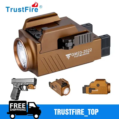 Trustfire 800 Lumen Rail Mounted LED Weapon Light Tactical Pistol Gun Flashlight • $36.79