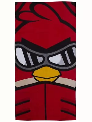 £18.05 • Buy Angry Birds Bath Towel/Beach Towel/Hand Towel/ Sheet 140x70 Red Go Ahead