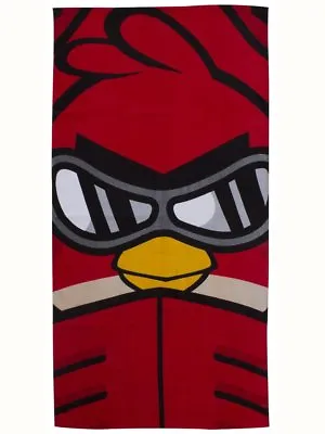 £15.92 • Buy Angry Birds Towel/Beach Towel/Hand Towel/Bath Sheet 140x70 Red Bird Go Ahead