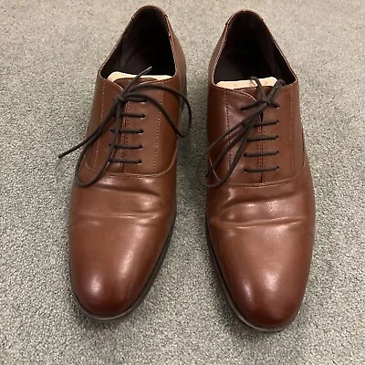 H&M Formal Brown Oxford Shoes Men Size 44 EU U.K. 10 • £46