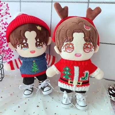 Cute Cartoon Knitted Sweater Doll Toys  20cm Cotton Doll/Cotton Stuffed Dolls • $6.68