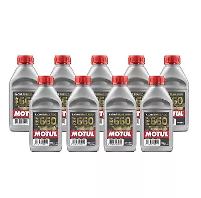 Motul DOT4 RBF 660 FACTORY LINE 4.5L FullySynthetic Racing Brake Fluid 9 X 0.5L • $189.95