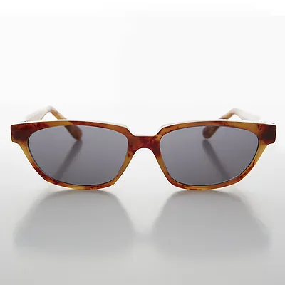 60s Retro Vintage Sunglass Blonde Tortoise Horn Rim Frame -Abbot • $48