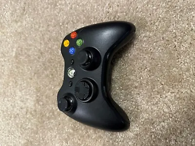 $6.75 • Buy Official Microsoft Xbox 360 BLACK Wireless Controller Genuine Original OEM