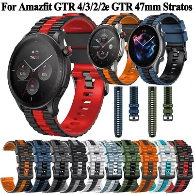 22mm Watchband For Xiaomi Huami Amazfit GTR 4 2 3 Pro 2e GTR4 47mm Soft Strap • $7.86