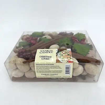 Yankee Candle FRAGRANCED POTPOURRI Christmas Cookie 2.25 Dry Qt. NEW OLD STOCK • £18.99