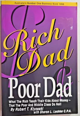 Rich Dad Poor Dad ~ By Robert T. Kiyosaki ~ VERY GOOD~PAPERBACK • $9.95