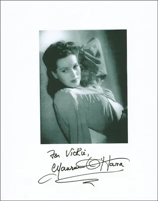 Maureen O'hara - Autographed Inscribed Photograph • $280