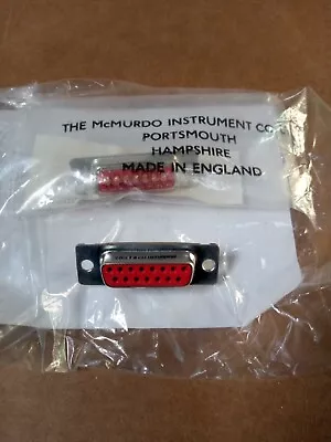 2 X Mcmurdo ITW Da-15-s 15 Pin Female D-Sub Chassis Solder Connector Socket DB15 • £10