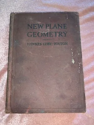 New Plane Geometry Durell And Arnold -1930 Protractor Mathematics  • $9.85