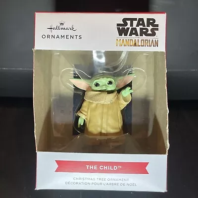 Hallmark Star Wars Mandalorian THE CHILD Baby Yoda Grogu Ornament NIB • $11.99