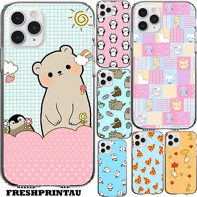 $17.95 • Buy Silicone Case Cover Cute Kawaii Soft Pastel Panda Bear Pinguin Kitty Pink Bunny