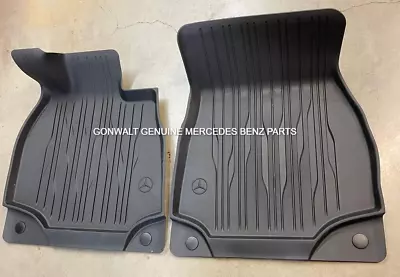 OEM 29568017039051 Mercedes Benz EQE 2022 Front Rubber Floor Mats Set 2 Piece • $209.85