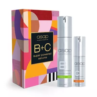 ASAP B+C SUPER POWERED SERUMS Pack Larger Super B Serum 50ml  & C Complex 15ml • $129