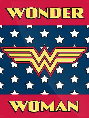 Wonder Woman Retro Metal Fridge Magnet/Sign Wall Art Funny Gift For Mum • £3.49