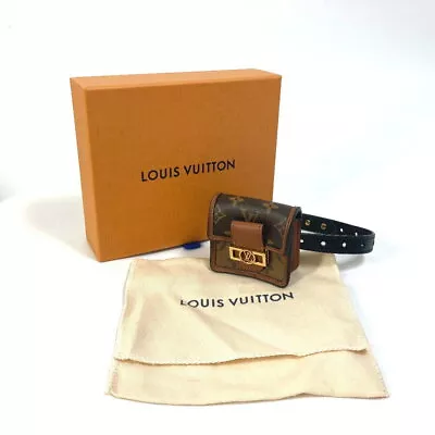 LOUIS VUITTON AirPods Case No Pro Monogram Canvas Brown Bracelet Shape M6786A JP • $699.18